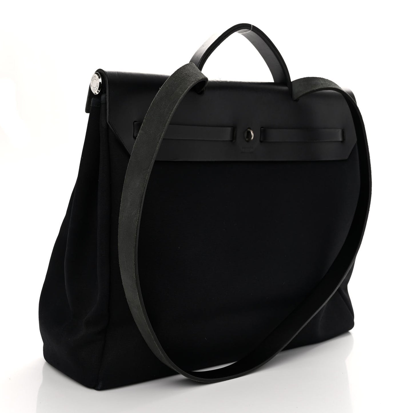 Toile Vache Calfskin Herbag 39 MM Black