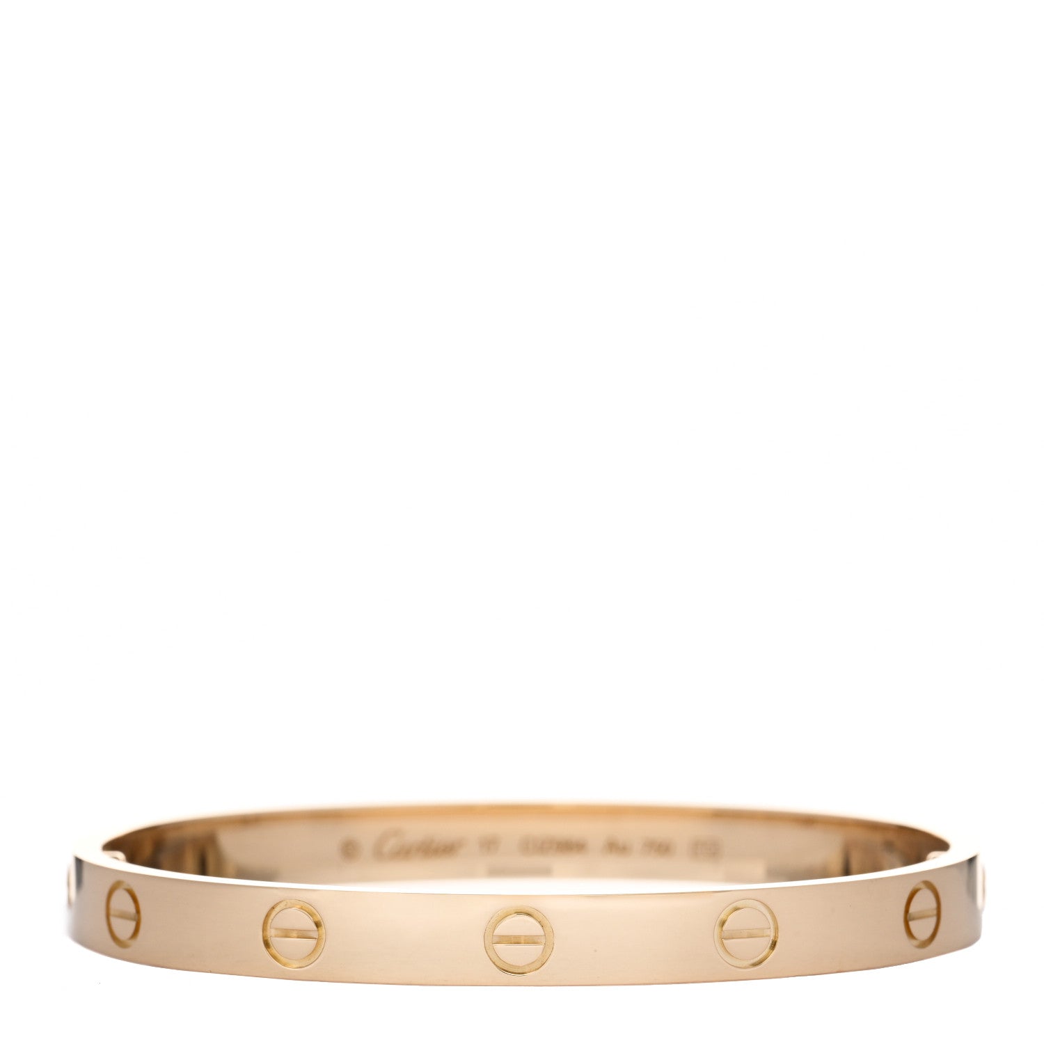 Cartier 18K Yellow Gold LOVE Bracelet 17 1 of 6