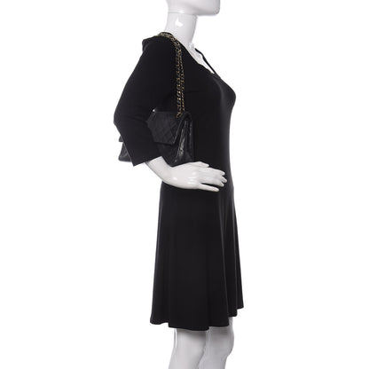 Chanel Lambskin Quilted Medium Double Flap Black 2 of 11