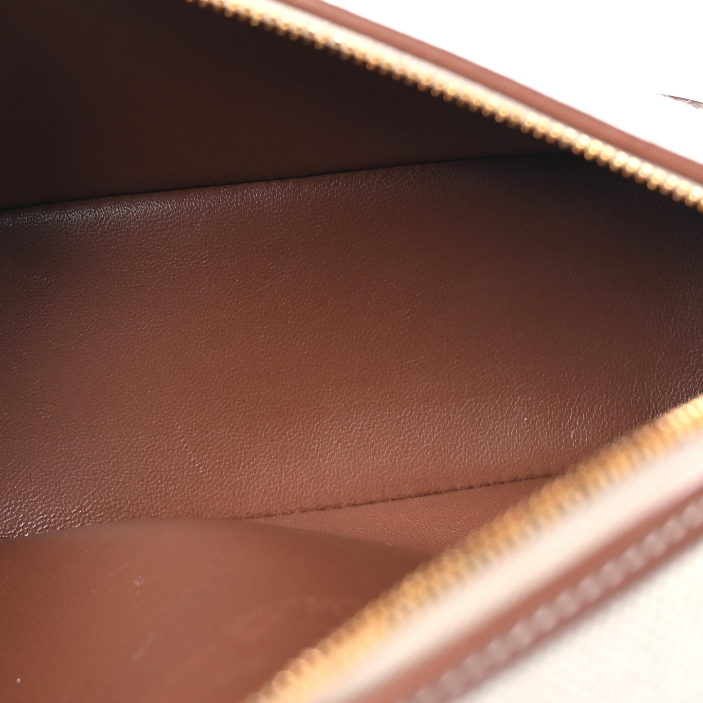 Cotton Linen L19 Extra Pocket Pouch Natural Caramel Sugar