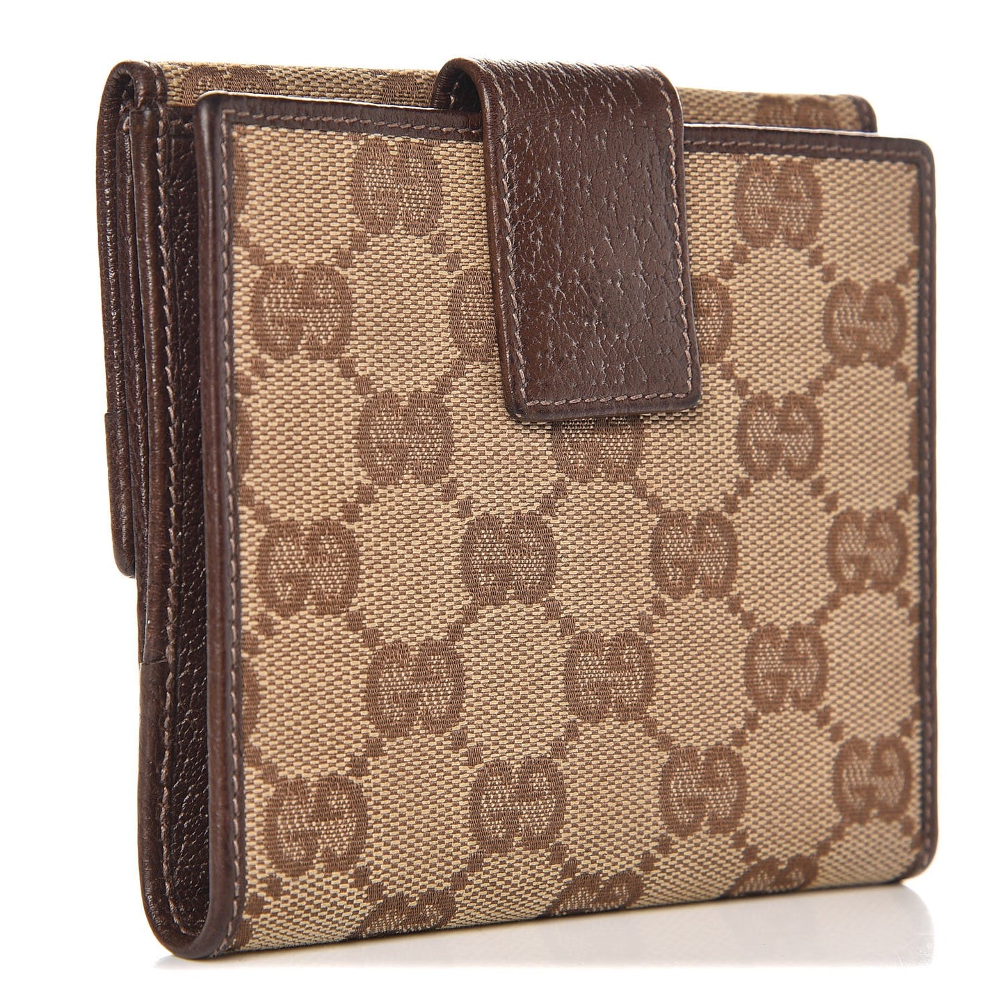 Monogram French Flap Wallet Dark Brown
