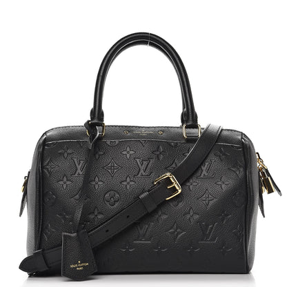 Louis Vuitton Empreinte Speedy Bandouliere 25 NM Black 1 of 9