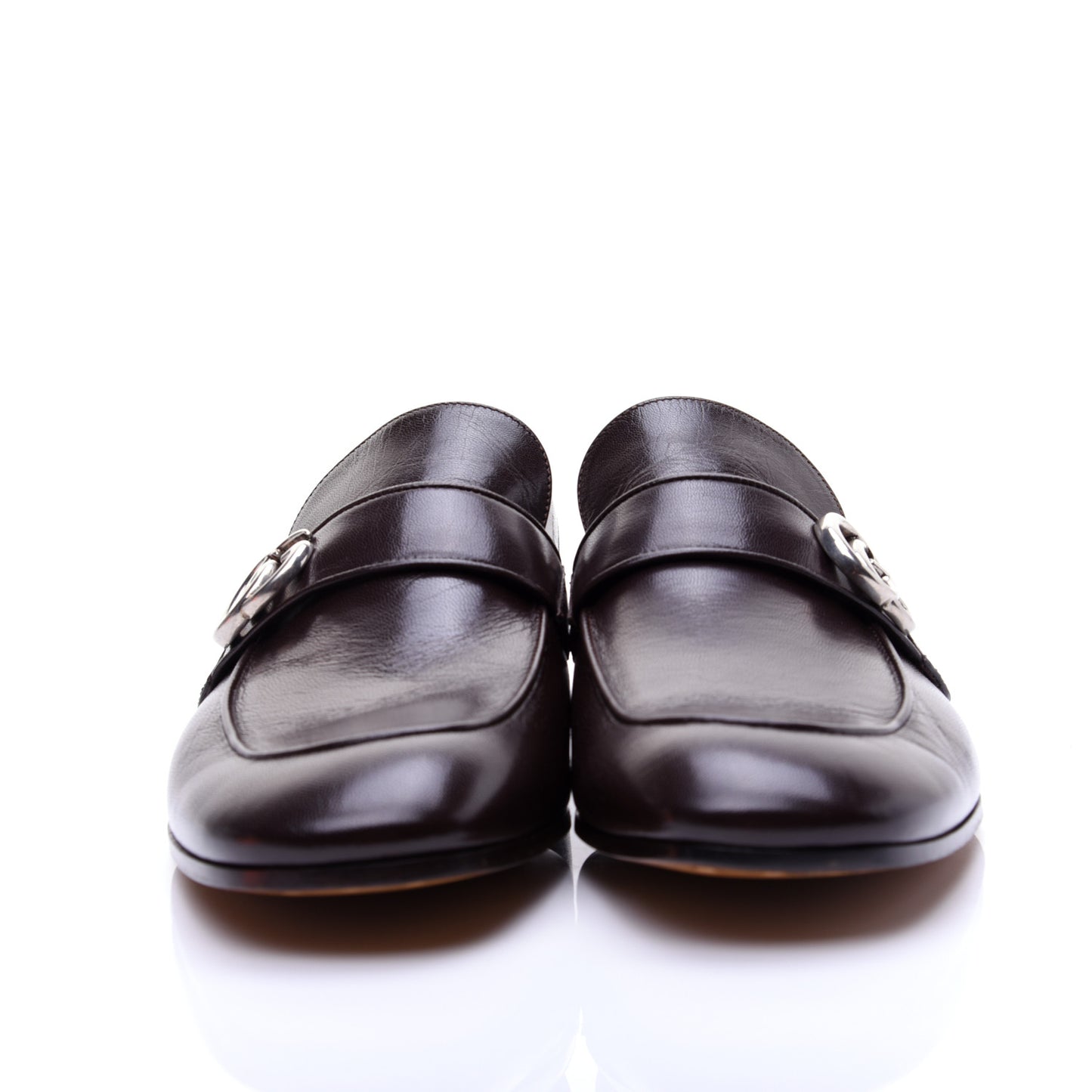 Goatskin Mens GG Loafers 10.5 Cocoa