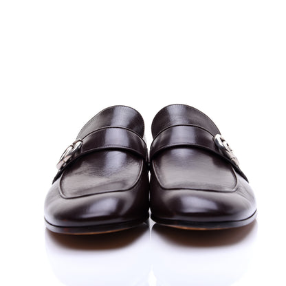 Gucci Goatskin Mens GG Loafers 10.5 Cocoa 2 of 15