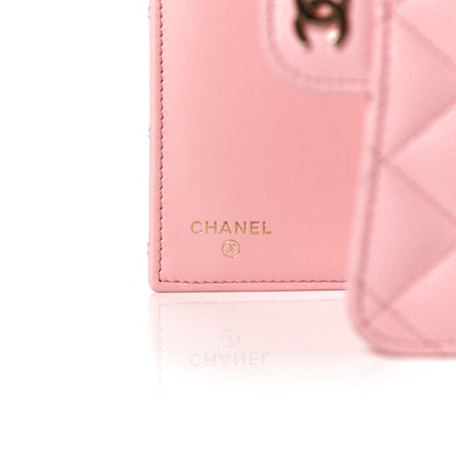 Chanel Caviar Quilted Medium Flap Wallet Pink 12 of 23