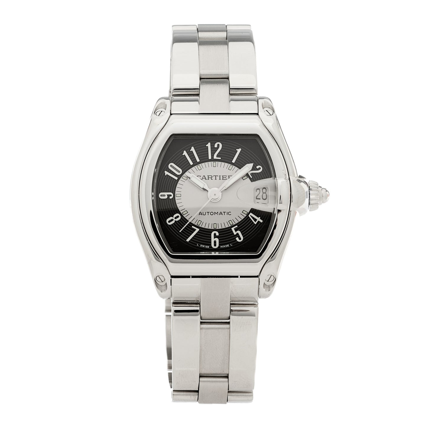 Stainless Steel 37mm Roadster Automatic Watch Black