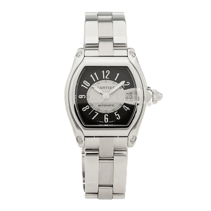 Cartier Stainless Steel 37mm Roadster Automatic Watch Black 1 of 5