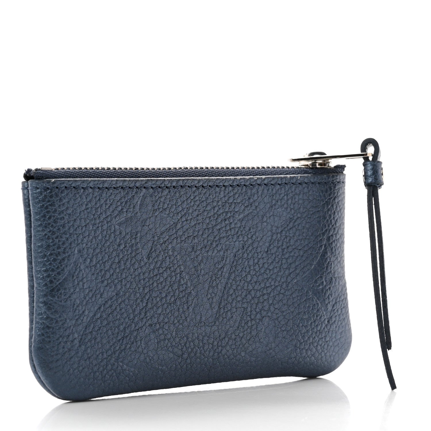 Louis Vuitton Metallic Empreinte Monogram Giant Key Pouch Navy Nacre 3 of 8