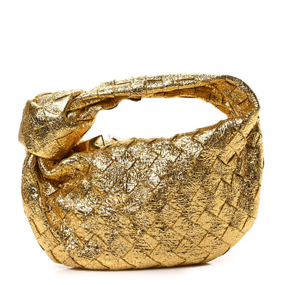Bottega Veneta Metallic Nappa Intrecciato Mini Jodie Gold 1 of 8