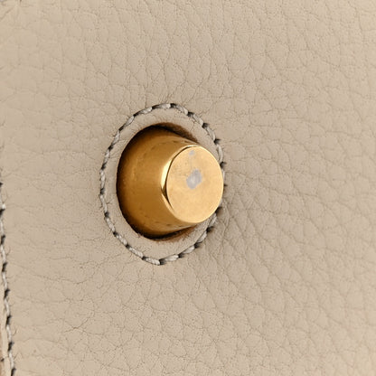 Celine Crisped Calfskin Mini Tie Knot Tote Chalk 10 of 11