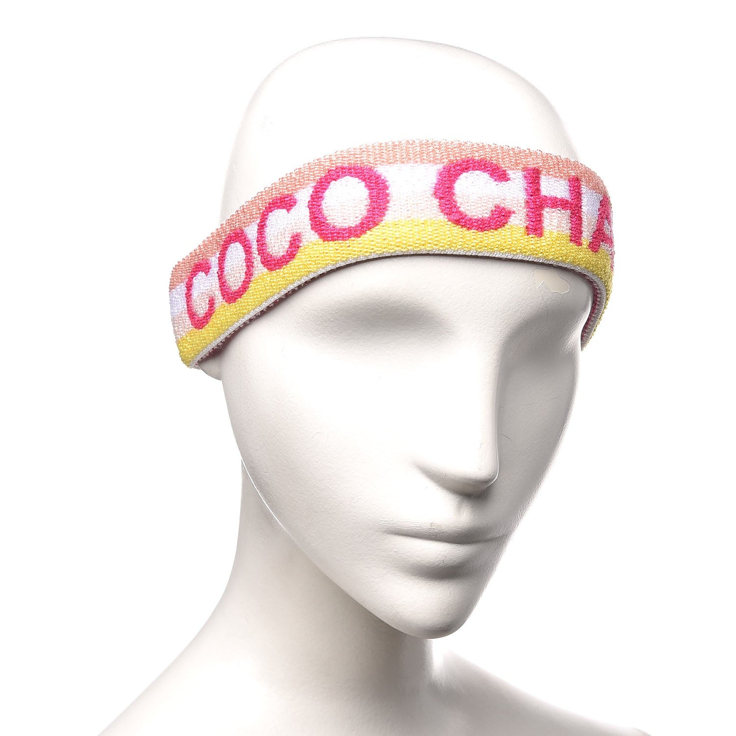 Chanel Knit Coco CC Headband Wristband Set Multicolor 2 of 4