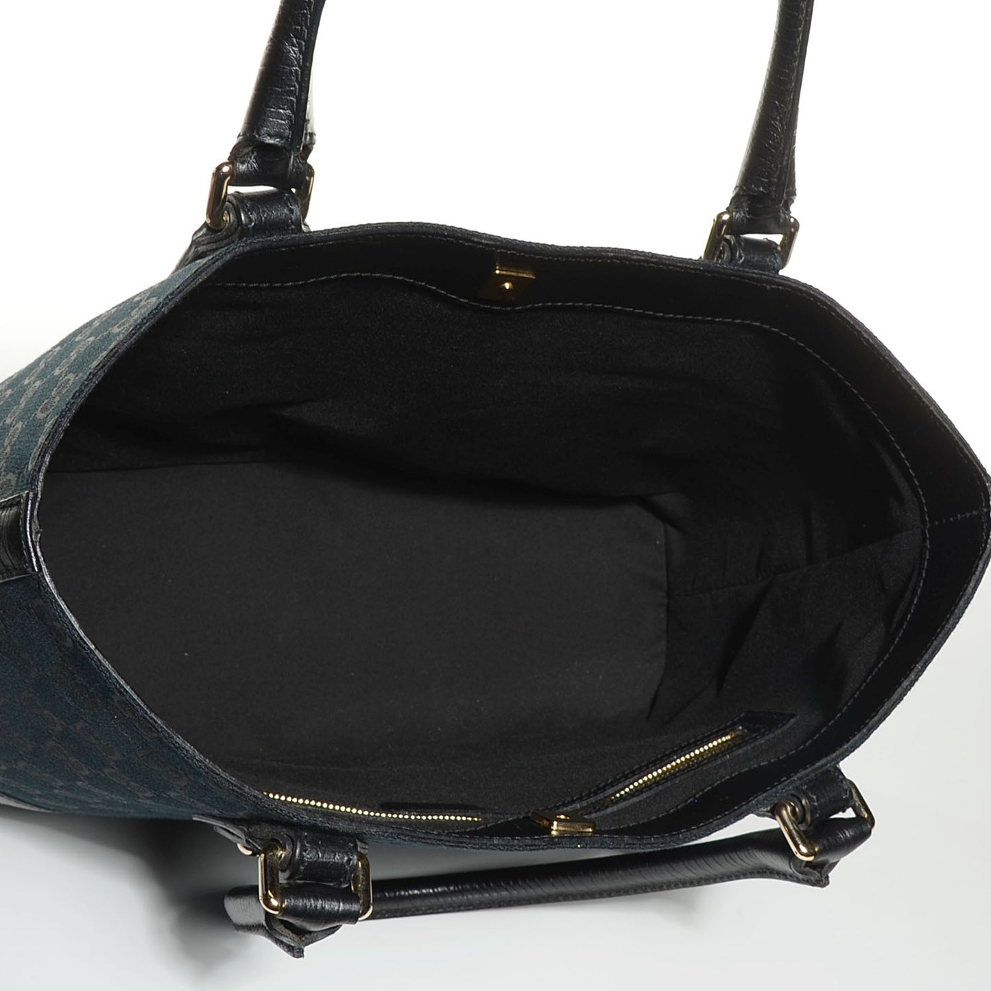 Monogram Medium Hasler Tote Black