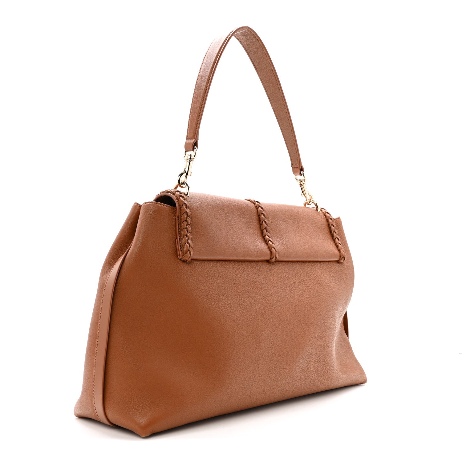 Chloe Grained Calfskin Large Penelope Shoulder Bag Caramel 3 of 17