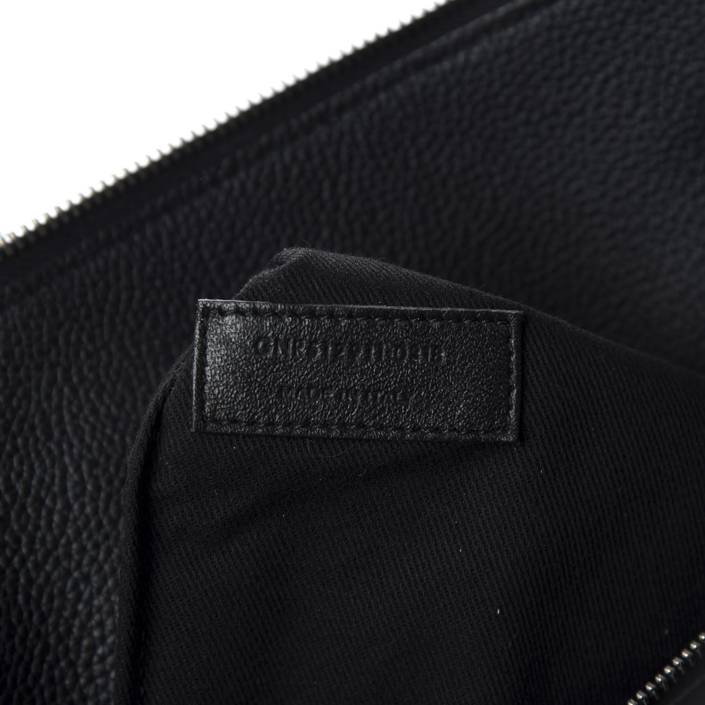 Grained Calfskin Small Supple Sac De Jour Duffle Black