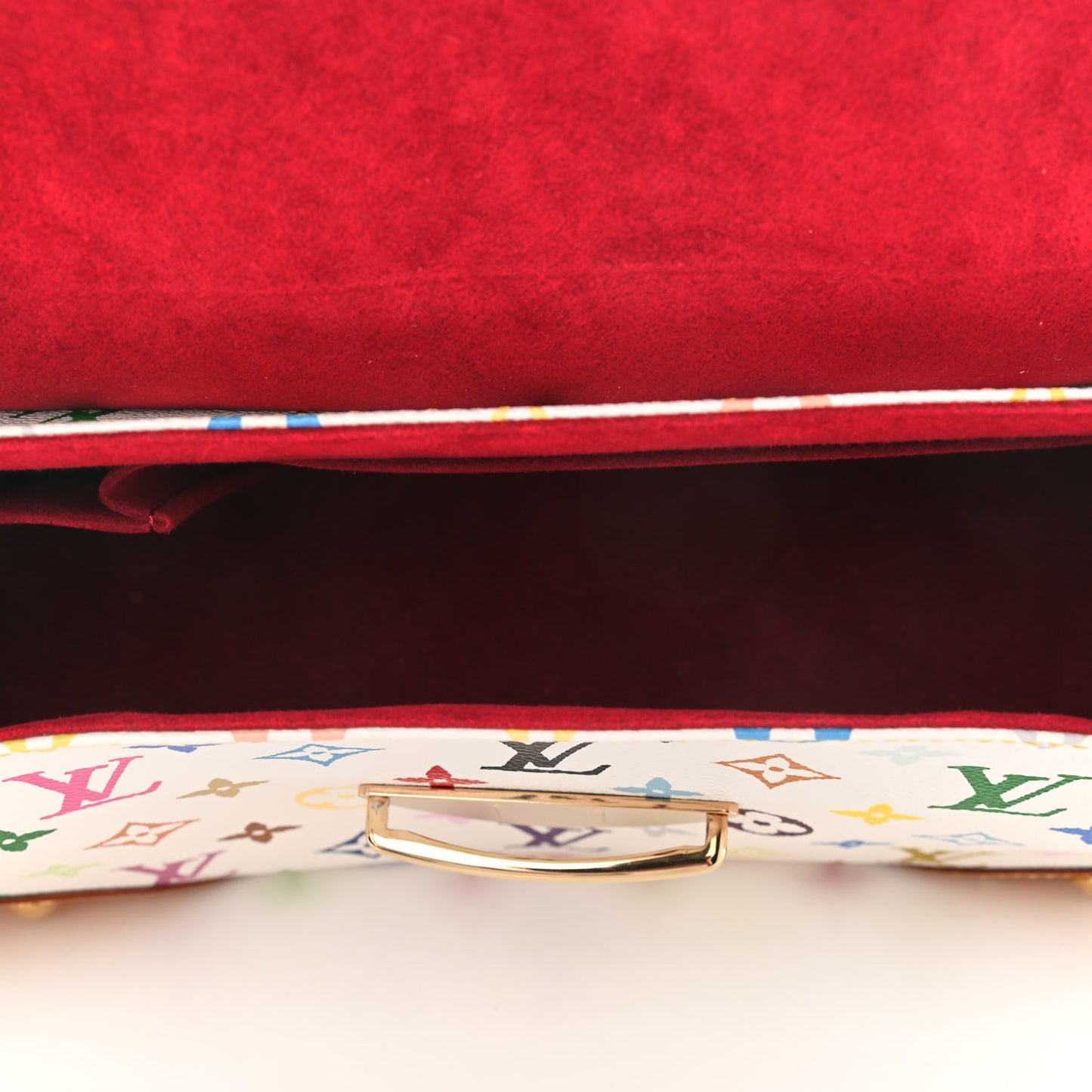 Monogram Multicolor Beverly MM White