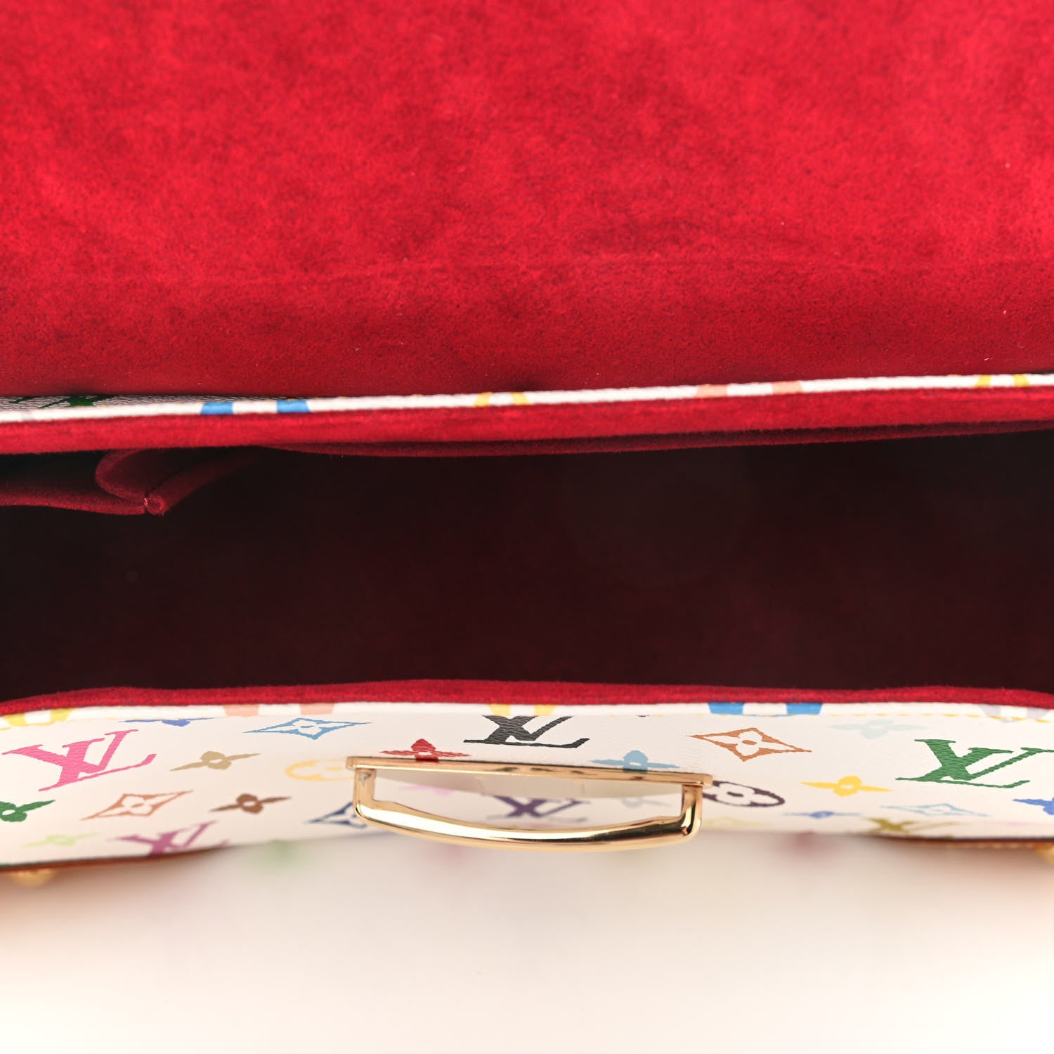 Louis Vuitton Monogram Multicolor Beverly MM White 5 of 10