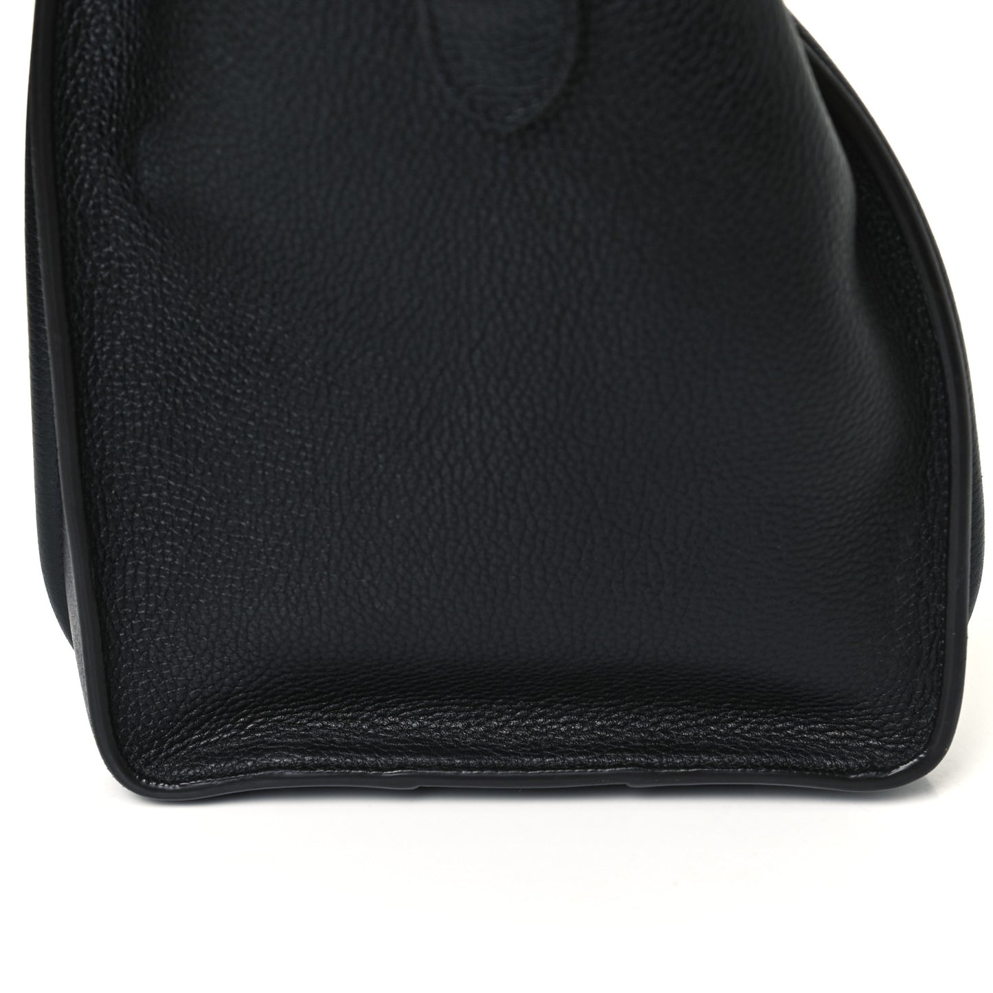 Drummed Calfskin Mini Luggage Black