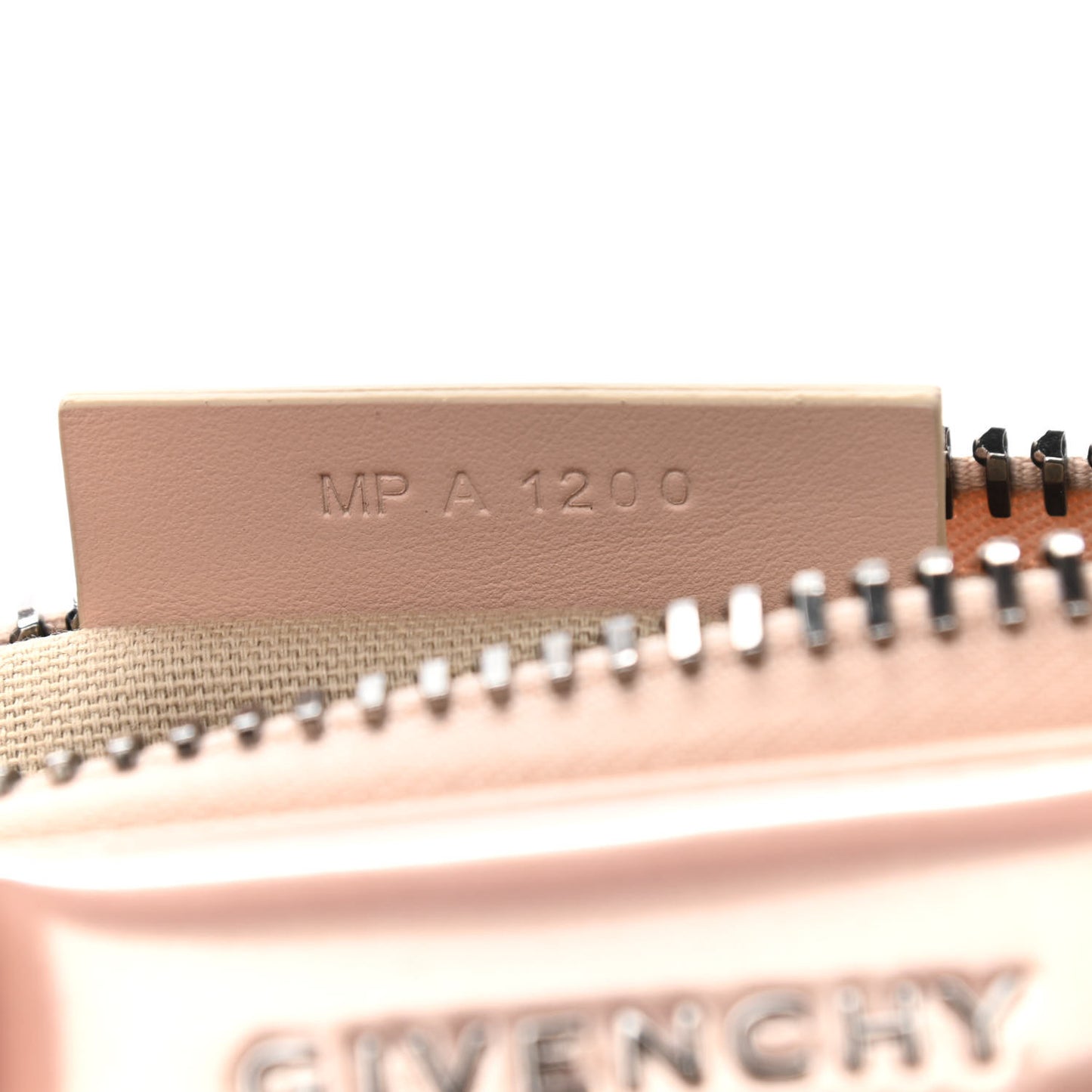 Metallic Calfskin Mini Antigona Light Pink