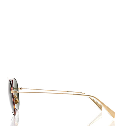 Celine Aviator Sunglasses CL 40062U Gold 3 of 7