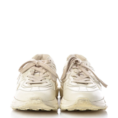 Gucci Calfskin Logo Womens Rhyton Sneakers 35.5 Ivory 2 of 16