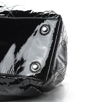 Christian Dior Patent Cannage Medium Le Trente Tote Black 10 of 11