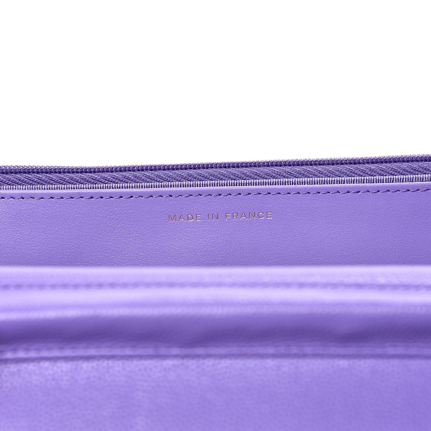 Chanel Caviar Quilted Wallet On Chain WOC Purple 6 of 10