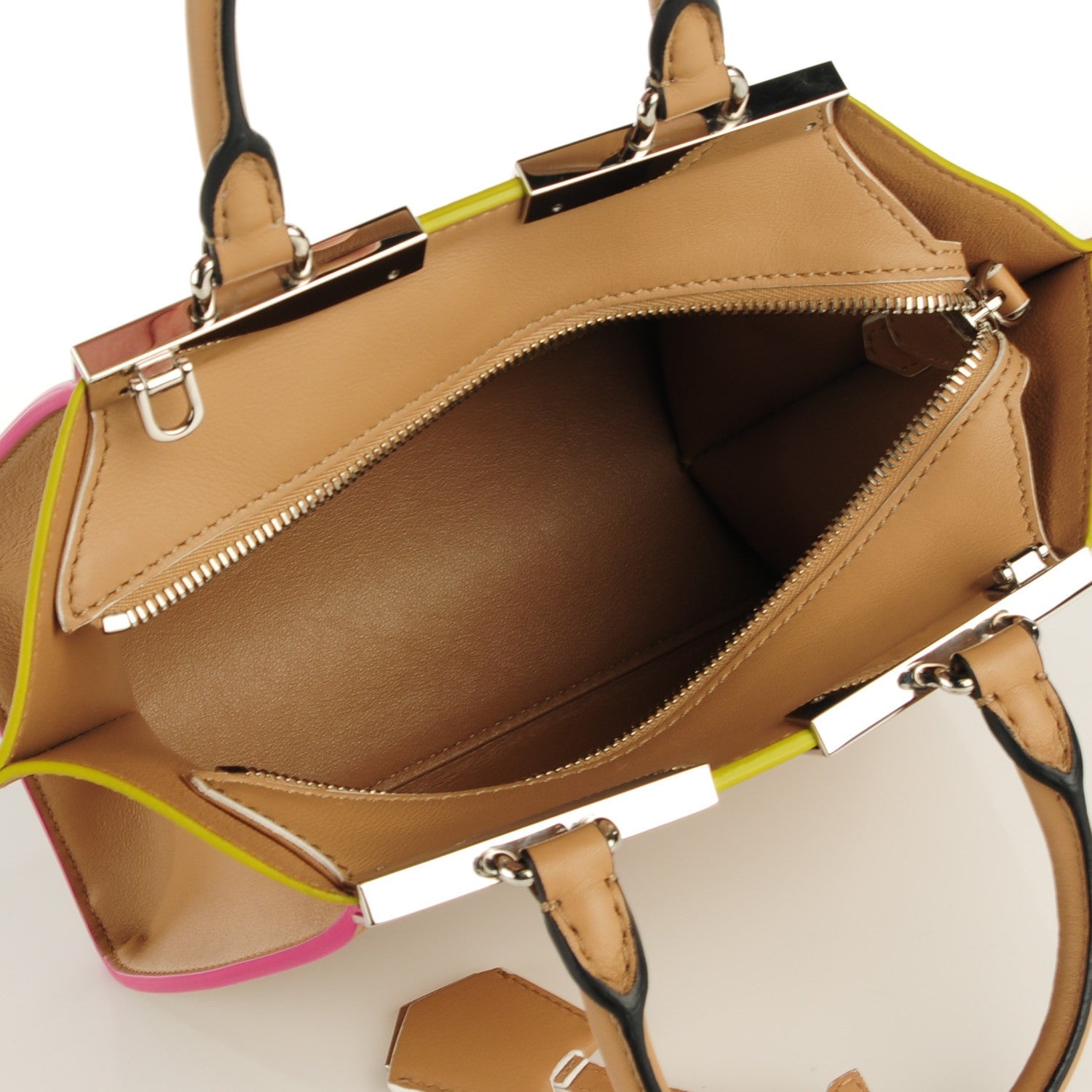 Fendi Vitello Dolce Mini 3Jours Tote Cuoio 7 of 8