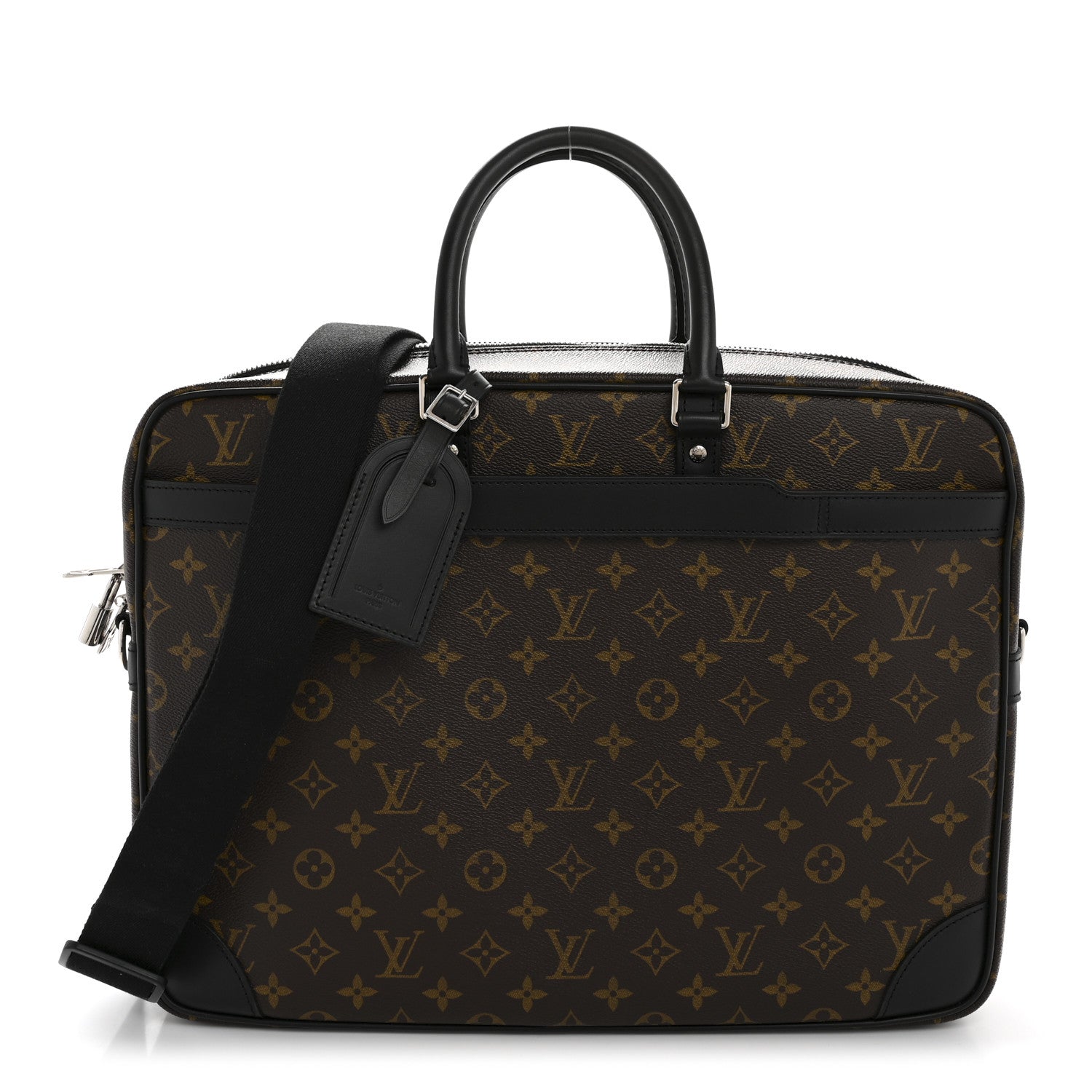 Louis Vuitton Monogram Macassar Porte-Documents Voyage GM 1 of 12