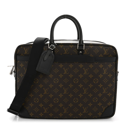 Louis Vuitton Monogram Macassar Porte-Documents Voyage GM 1 of 12