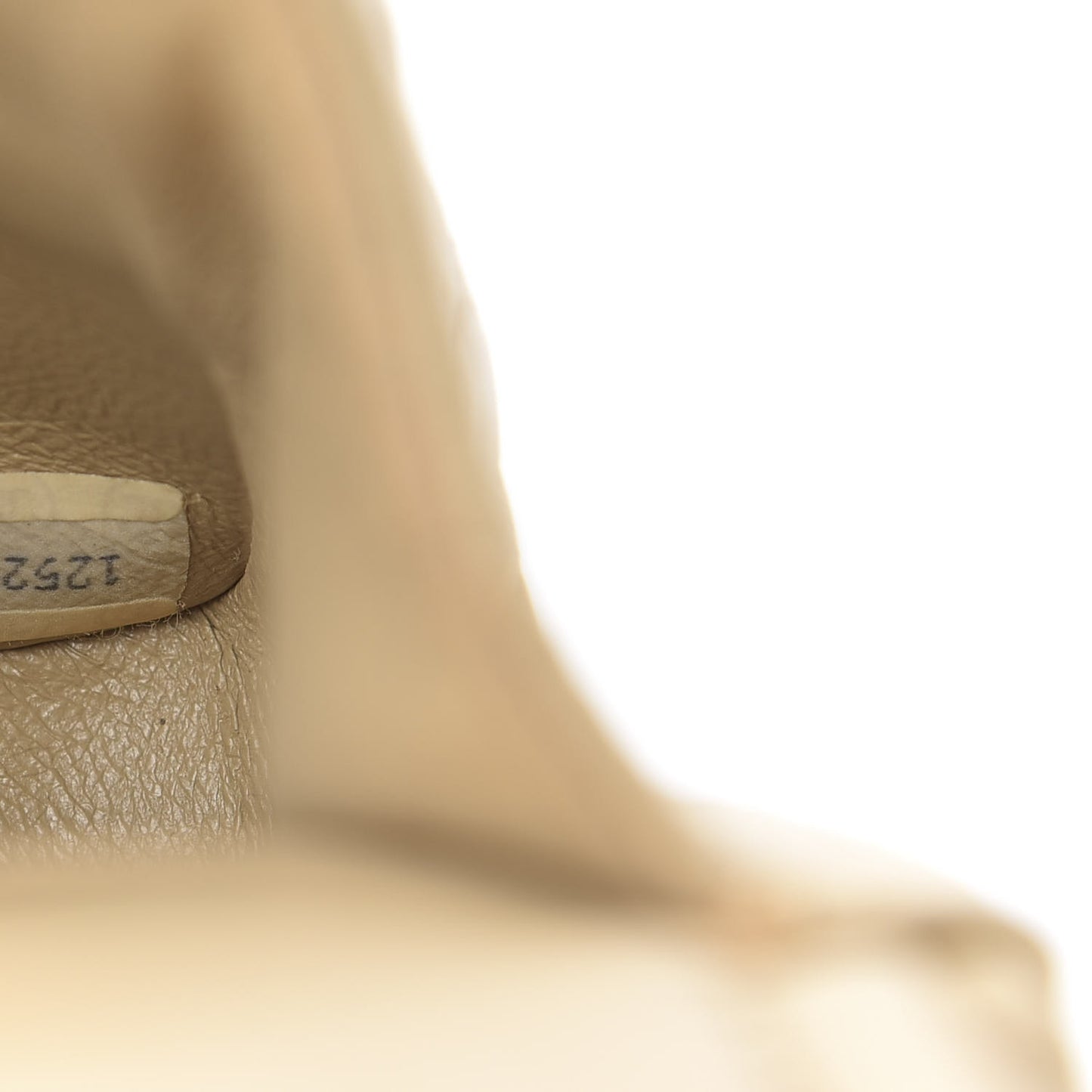 Lambskin Quilted Small Double Flap Beige