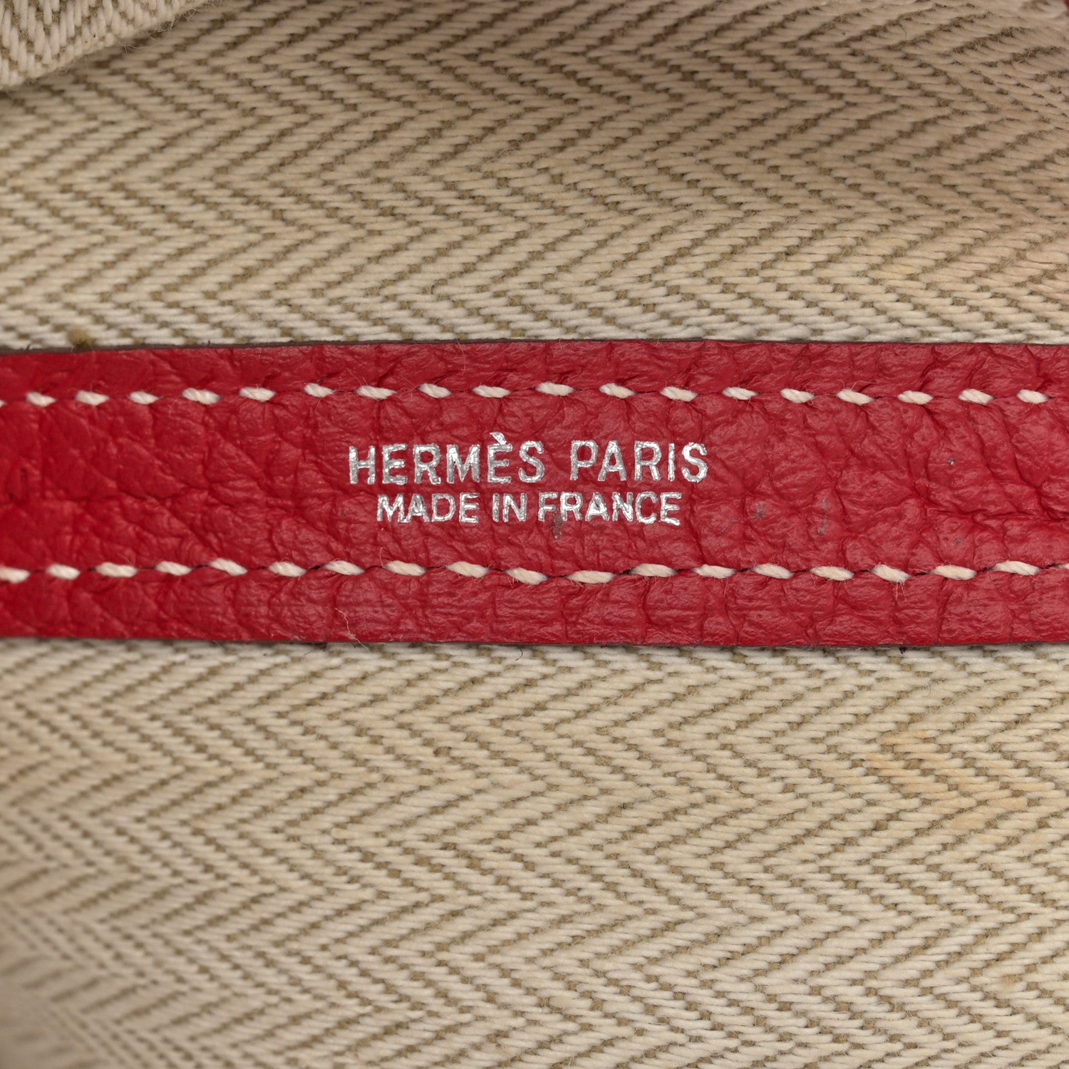 Hermes Negonda Garden Party 36 MM Rouge Casaque 6 of 17