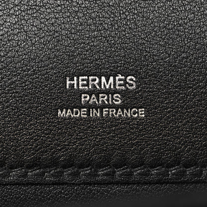 Hermes Swift Kelly Cut Clutch Pochette Black 20 of 29