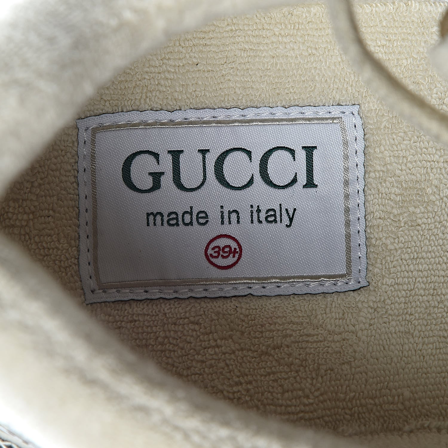 Gucci Suede Calfskin Tejus Printed Womens Ultrapace Sneakers 39.5 Natural Ardesia Neon Yellow 5 of 10