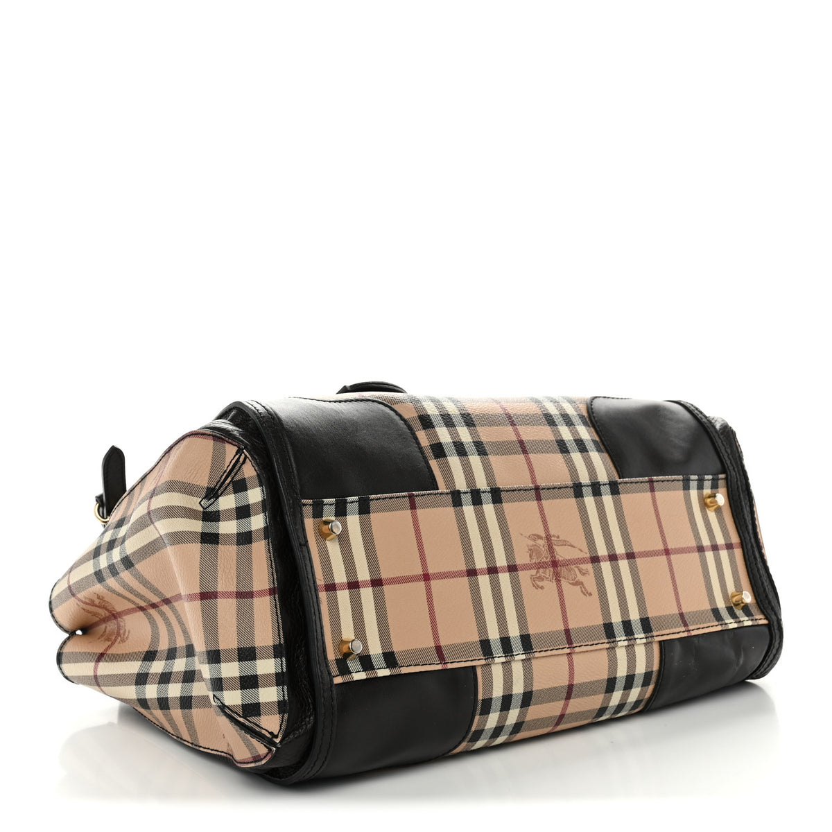 Burberry Haymarket Check Small Gladstone Chocolate 4 of 14