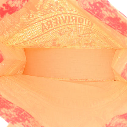 Christian Dior Straw Dioriviera Tote Pink 5 of 8