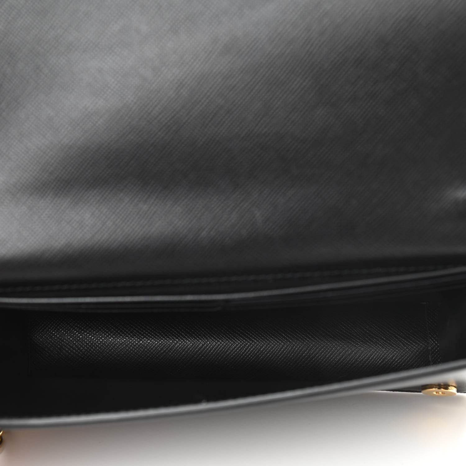 Prada Saffiano Mini Cahier Crossbody Bag Black 4 of 9