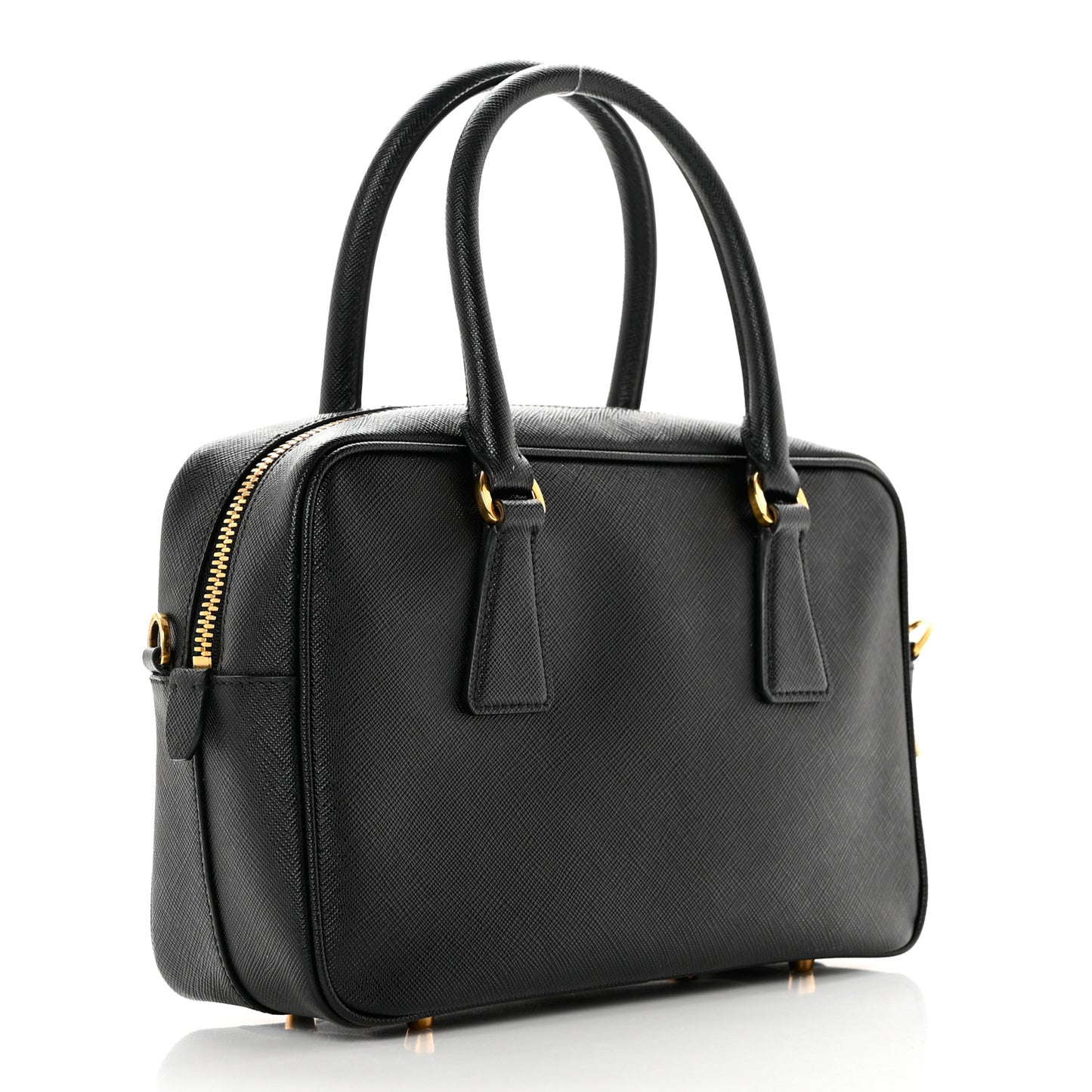 Saffiano Lux Bauletto Black