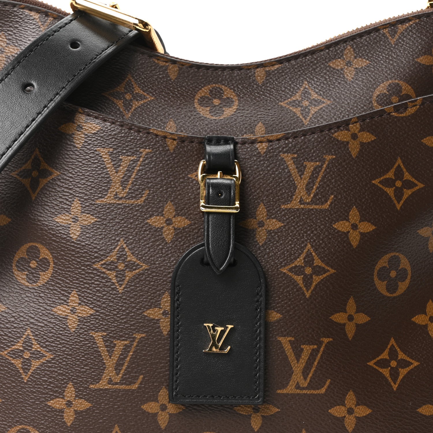 Louis Vuitton Monogram Odeon MM Black 7 of 9