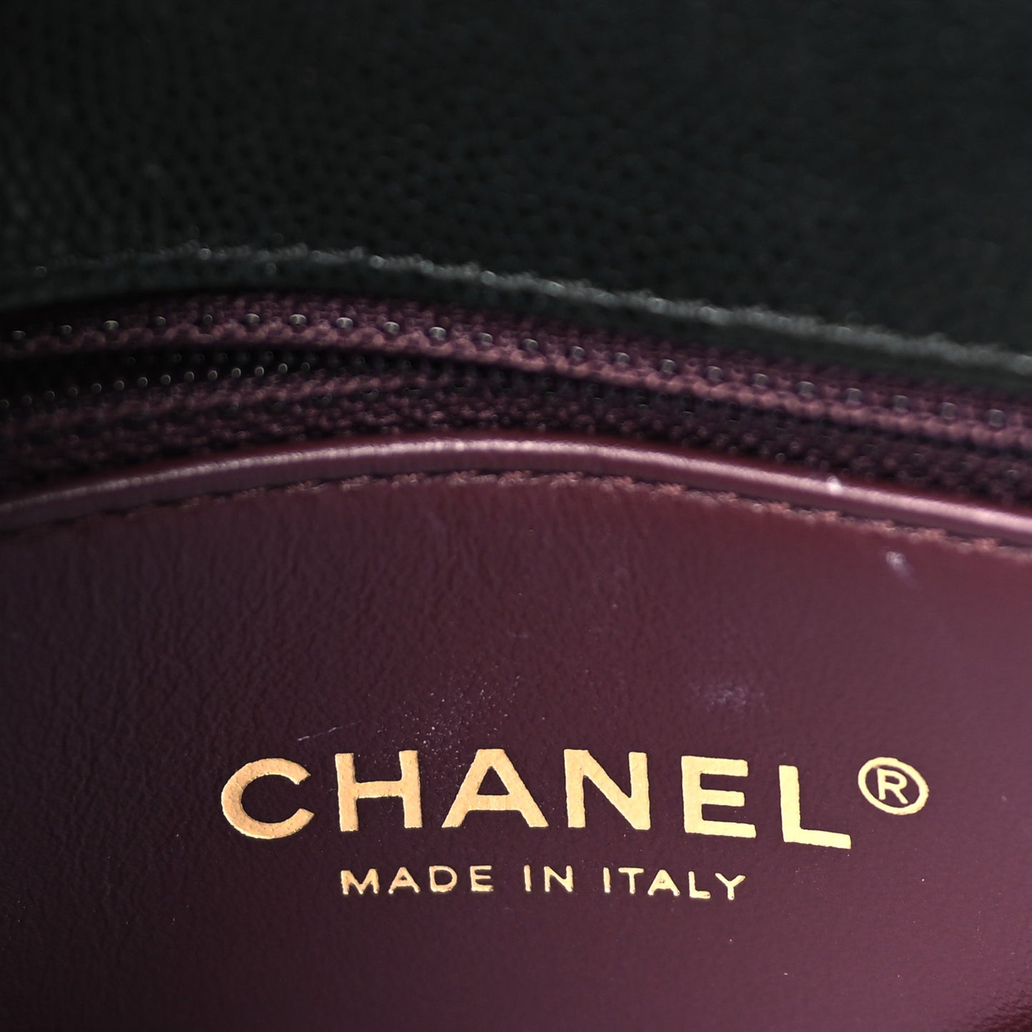 Caviar Quilted Mini Coco Handle Flap Black