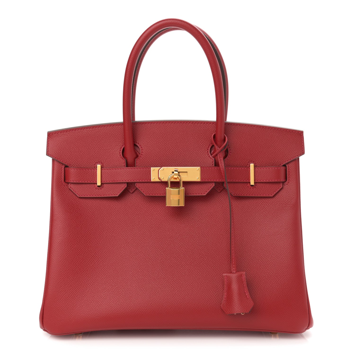 Hermes Epsom Birkin 30 Rouge Casaque 1 of 11