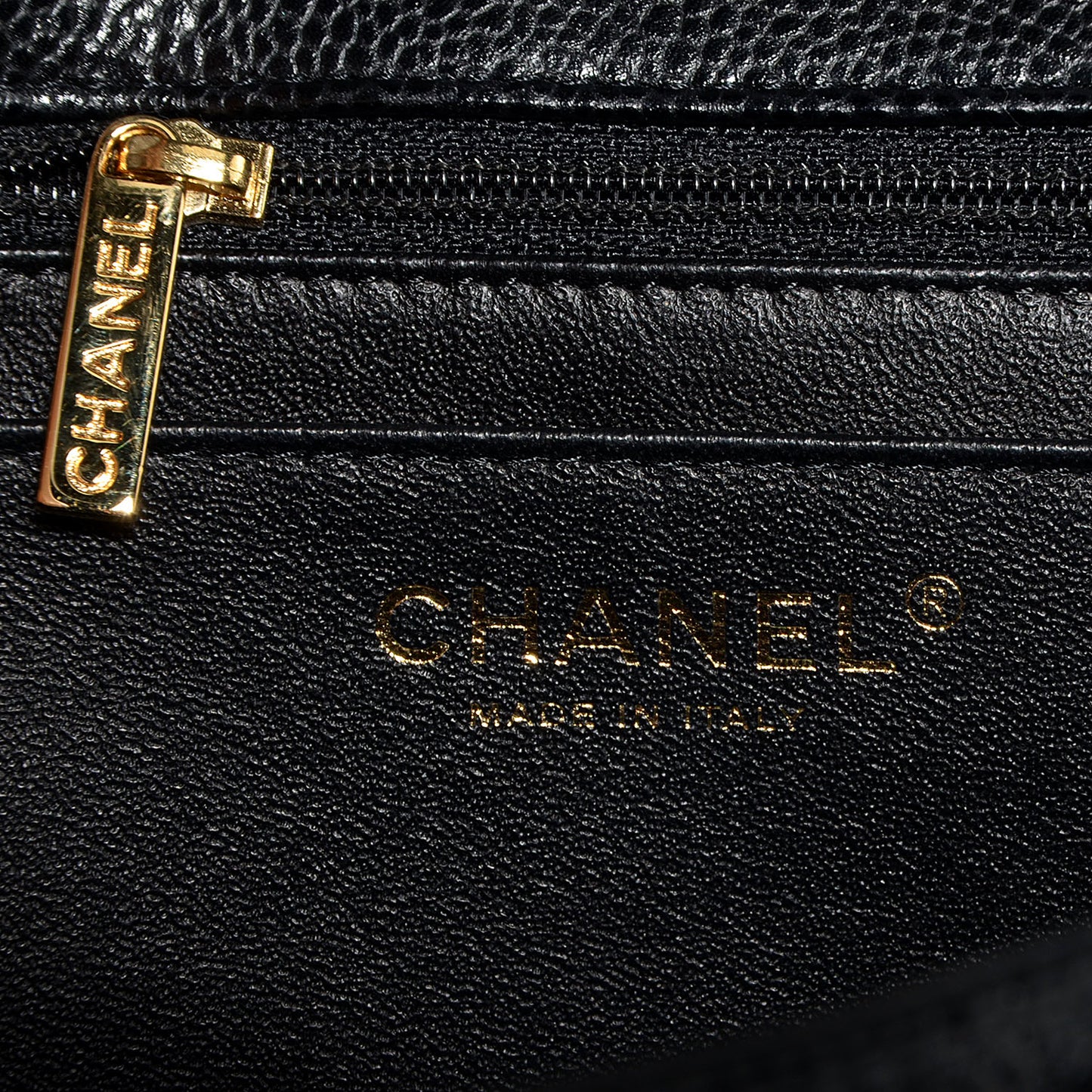 Caviar Jumbo Single Flap Black