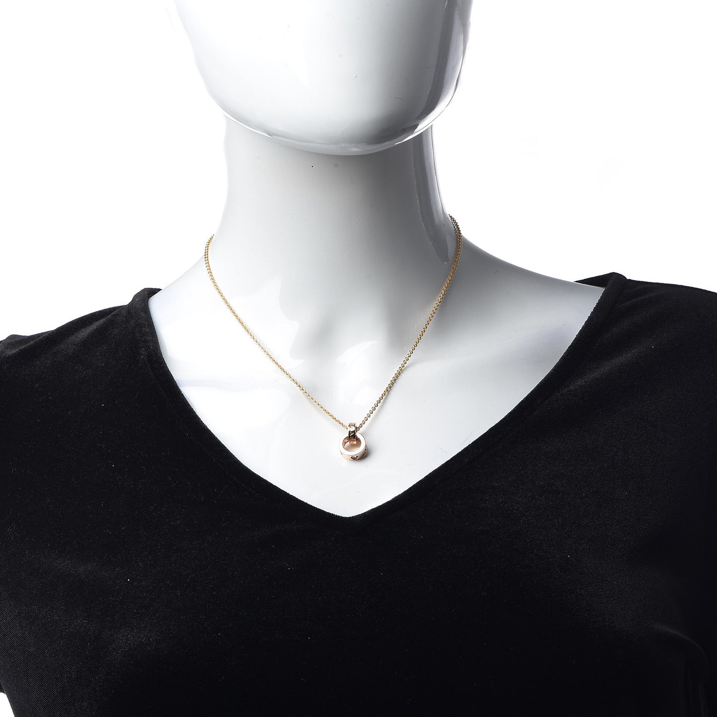 18K Rose Gold Amethyst Pink Tourmaline BVLGARI BVLGARI Pendant Necklace