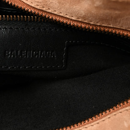 Balenciaga Waxed Calfskin Classic Hardware Medium Le City Camel 6 of 9