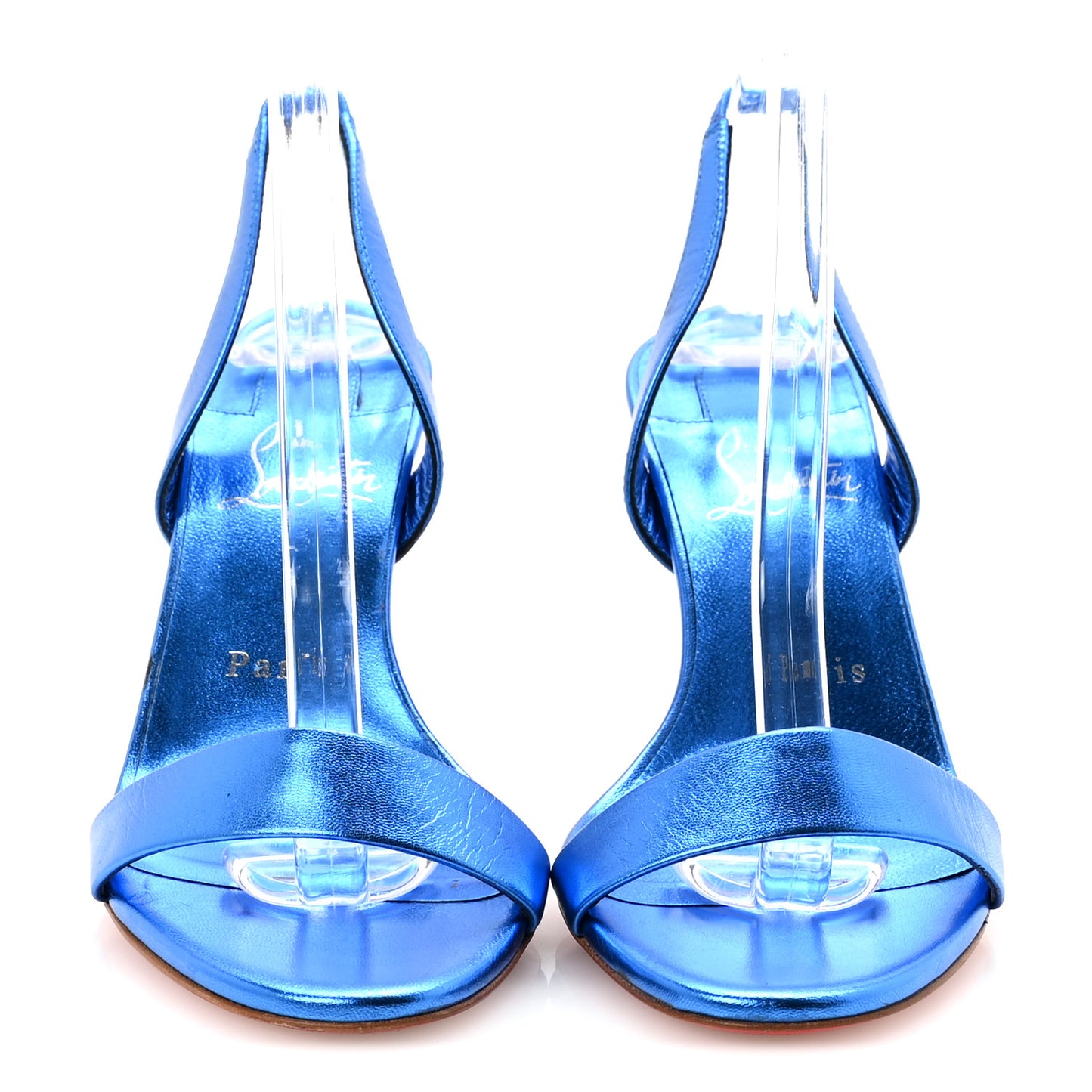Kid Laminato O Marylin 85 Slingback Sandal Heels 36.5 Alize