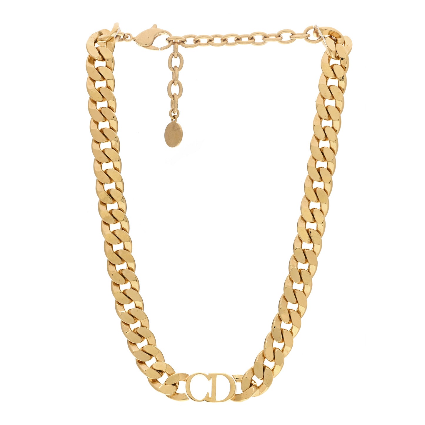 Metal Danseuse Etoile Chain Choker Necklace Gold