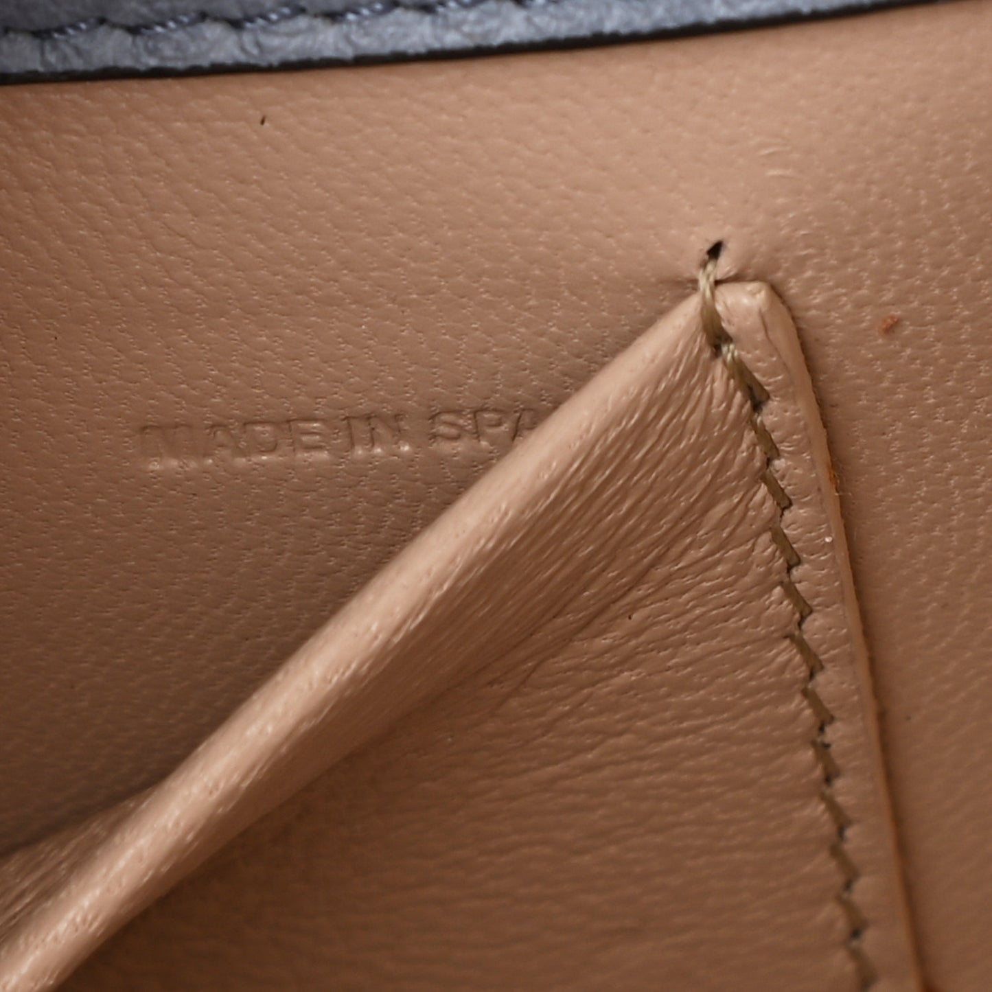 Calfskin Small Nile Bracelet Minaudiere Bag Washed Blue