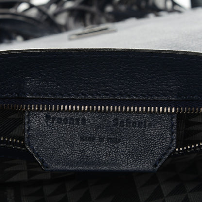 Proenza Schouler Lambskin Fringe Medium PS1 Satchel Midnight 6 of 6