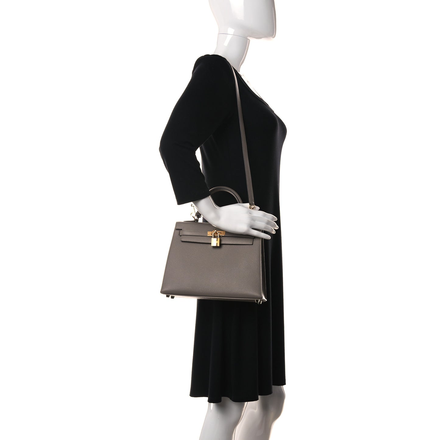 Epsom Kelly Sellier 25 Gris Asphalte