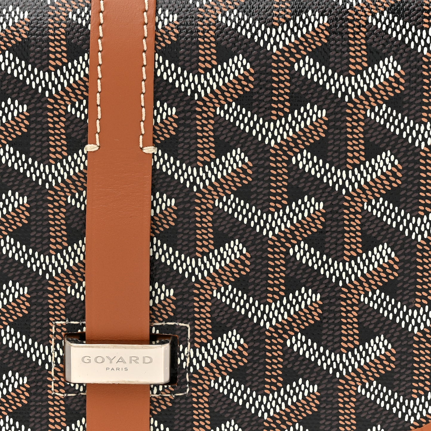 Goyardine Belvedere II PM Messenger Bag Black Gold