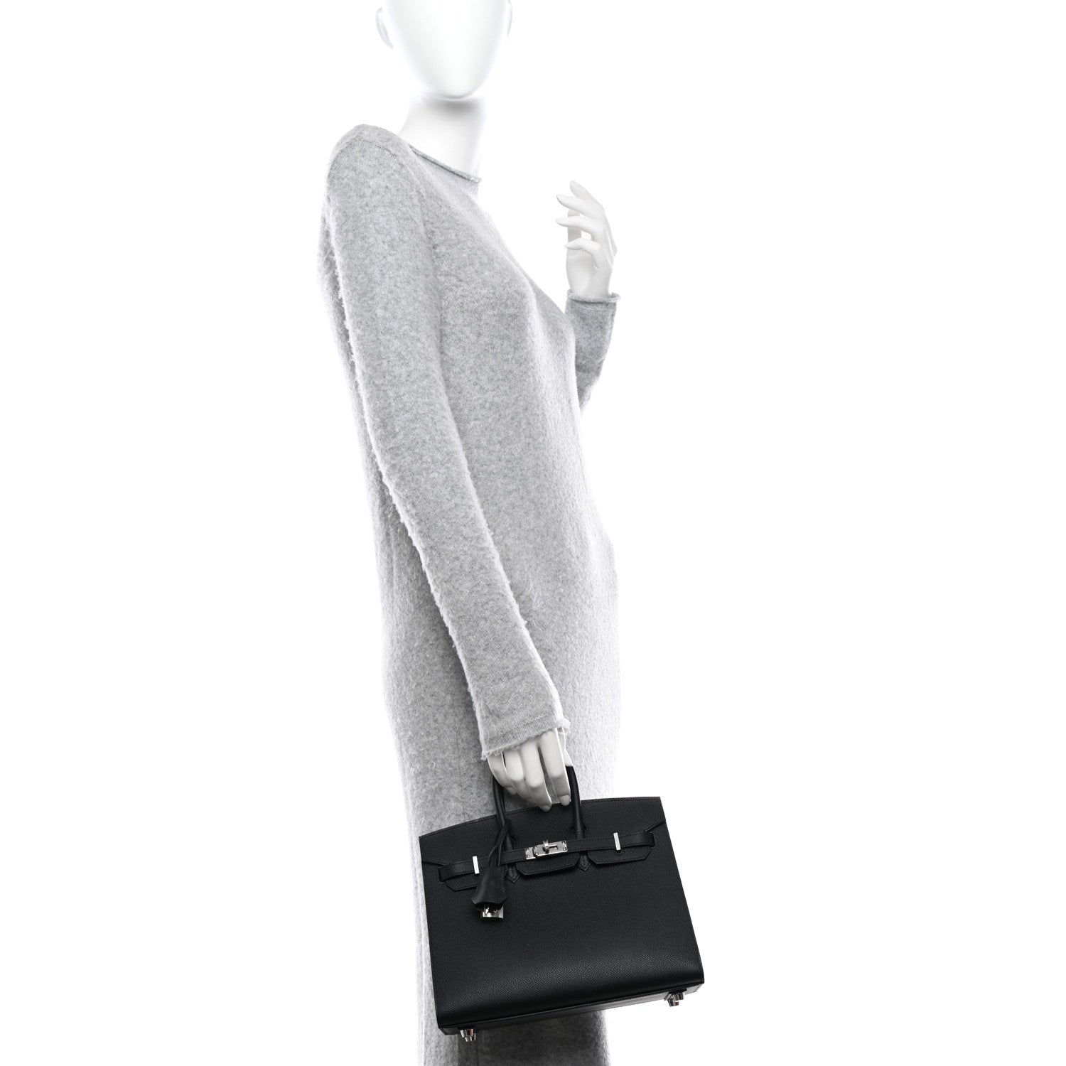 Hermes Epsom Birkin Sellier 25 Black 2 of 11